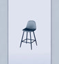 SwivelEasy Counter Stool Set of 2 - Upholstered Kitchen Chair Set of 2 - Kitchen Counter Stool Set