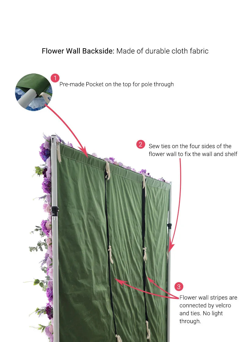 BUY NOW to SHIP FREE - Event Decoration Flower or Hedge Wall Collections - RETURNABLE