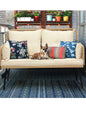 Wicker Patio Love Seat for Sunroom Deck or Garden - Suitable for Indoor/ Outdoor