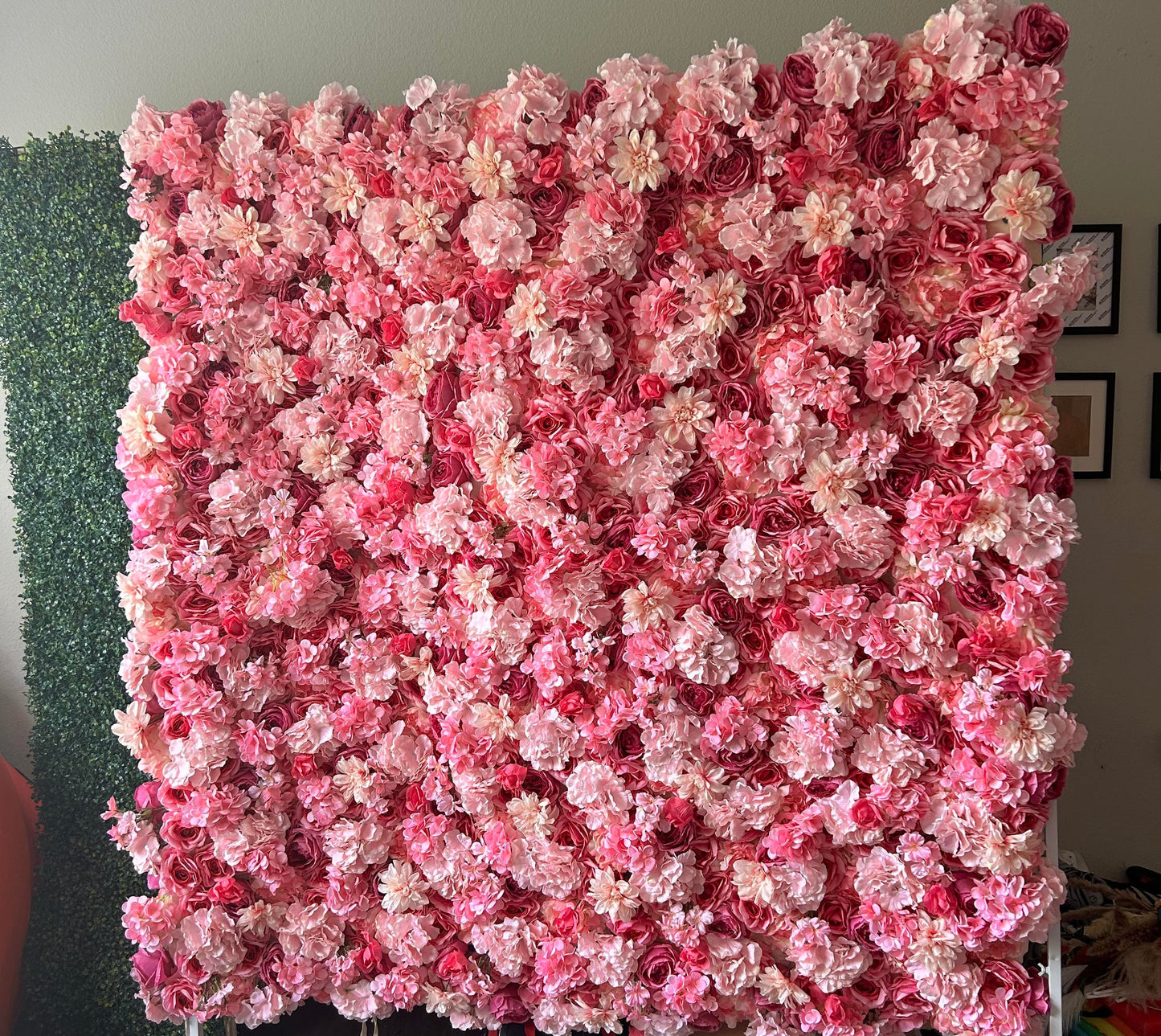 BUY NOW to SHIP FREE - Event Decoration Flower or Hedge Wall Collections - RETURNABLE